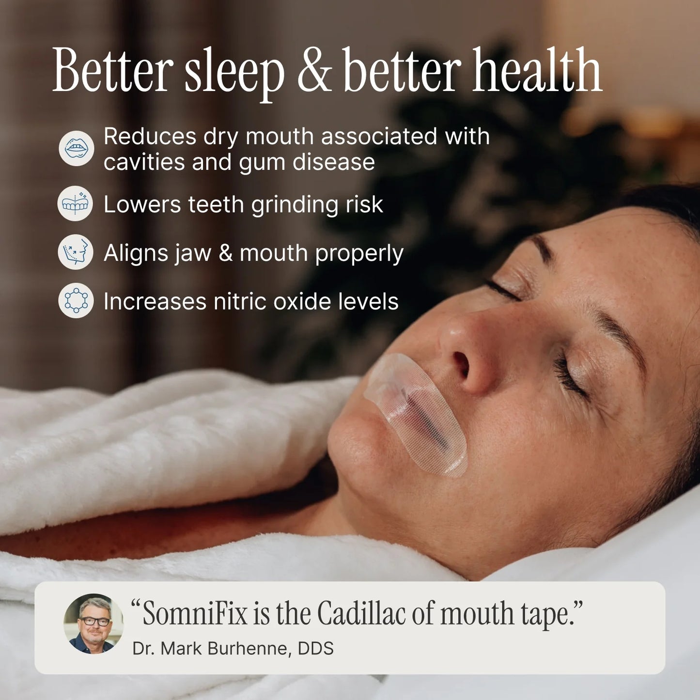 VraCele™ Gentle Mouth Strips – Snoring & Sleep Aid