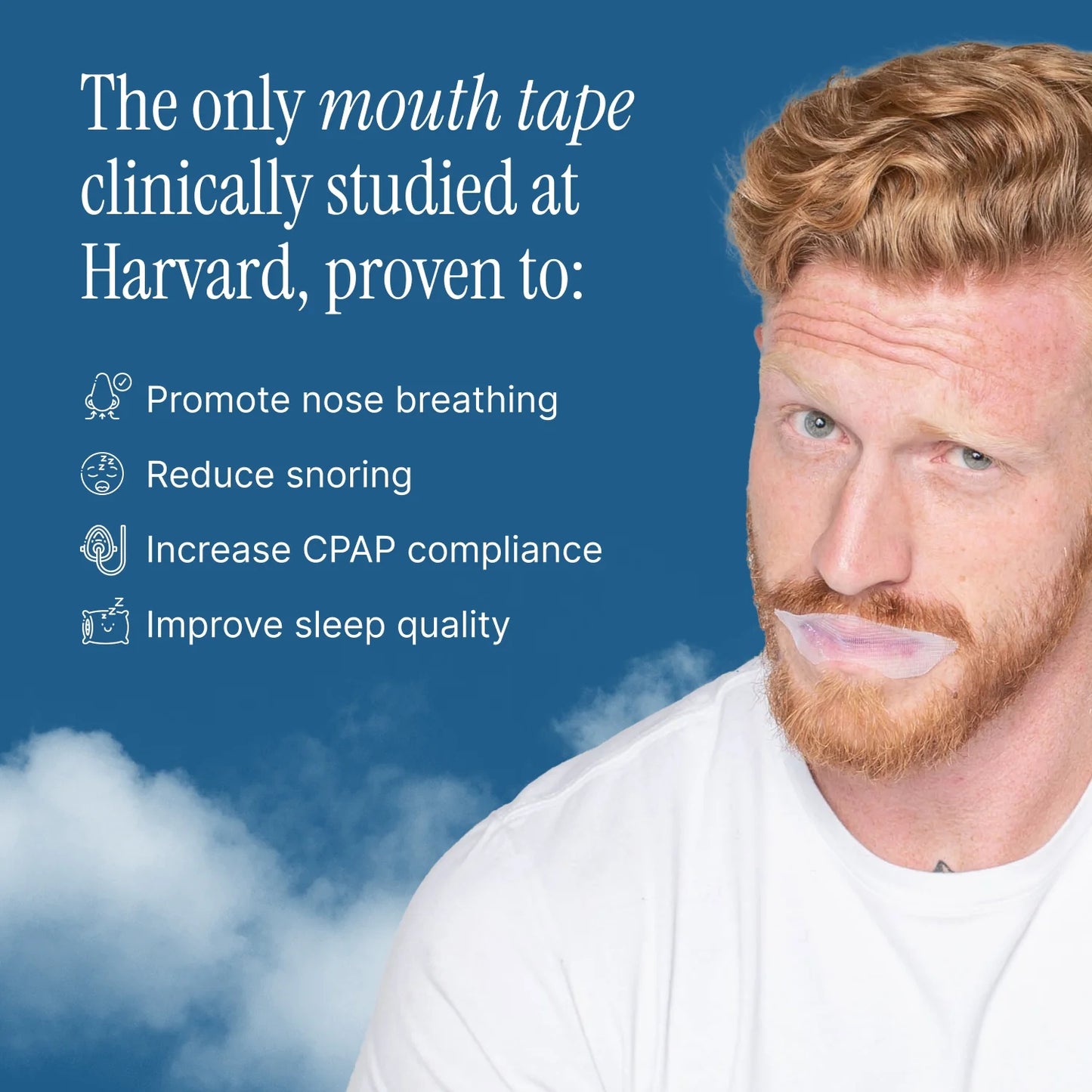 VraCele™ Gentle Mouth Strips – Snoring & Sleep Aid