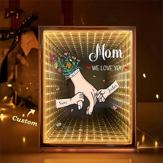 Personalized Infinity Mirror Light for Mom