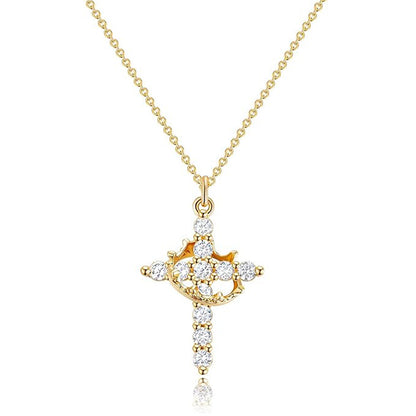 VraCele™ Sparkling Cross Pendant Necklace