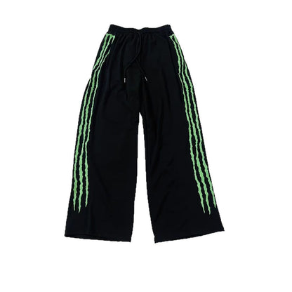 Glow-in-the-Dark Wide-Leg Pants