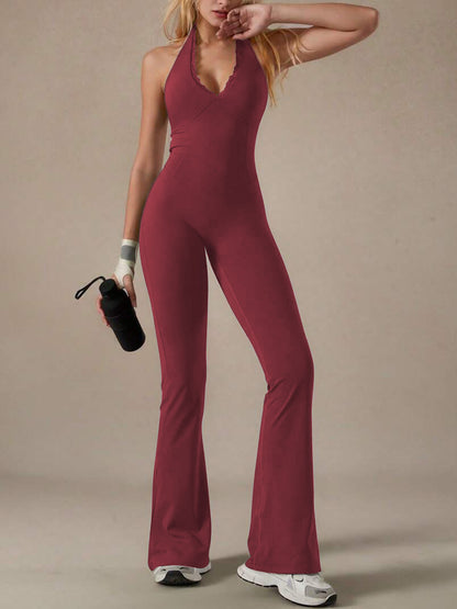 VraCele™ Halter Neck Yoga Jumpsuit