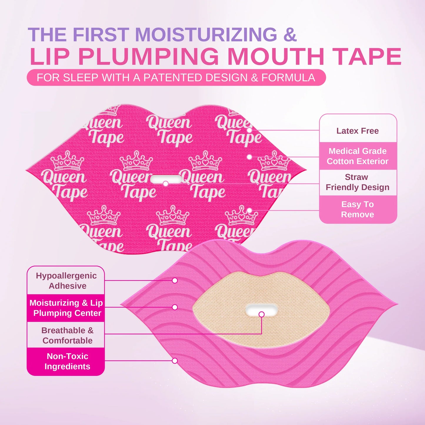 VraCele™ Collagen Moisturizing Sleep Mouth Tape