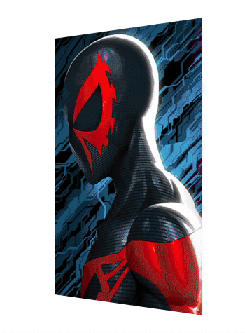 3D Intertwined Webs Lenticular Print