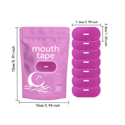 VraCele™ Anti-Snoring Mouth Tape – 30 Pcs
